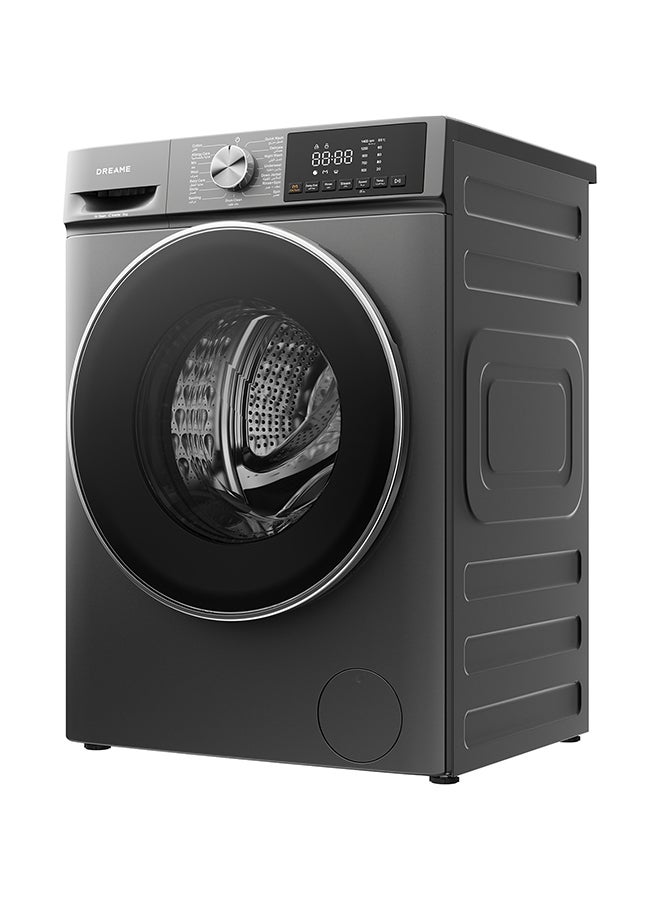 Dreame M3 8 kg Front Load Washing Machine, 1400 RPM, Steam Wash, 16 Programs, Fully Automatic Washer, Digital LED Display, Child Lock, Mute Function, 2k W, Stainless Steel 8 kg 2000 W DWF08M40DAME Grey - Image 3