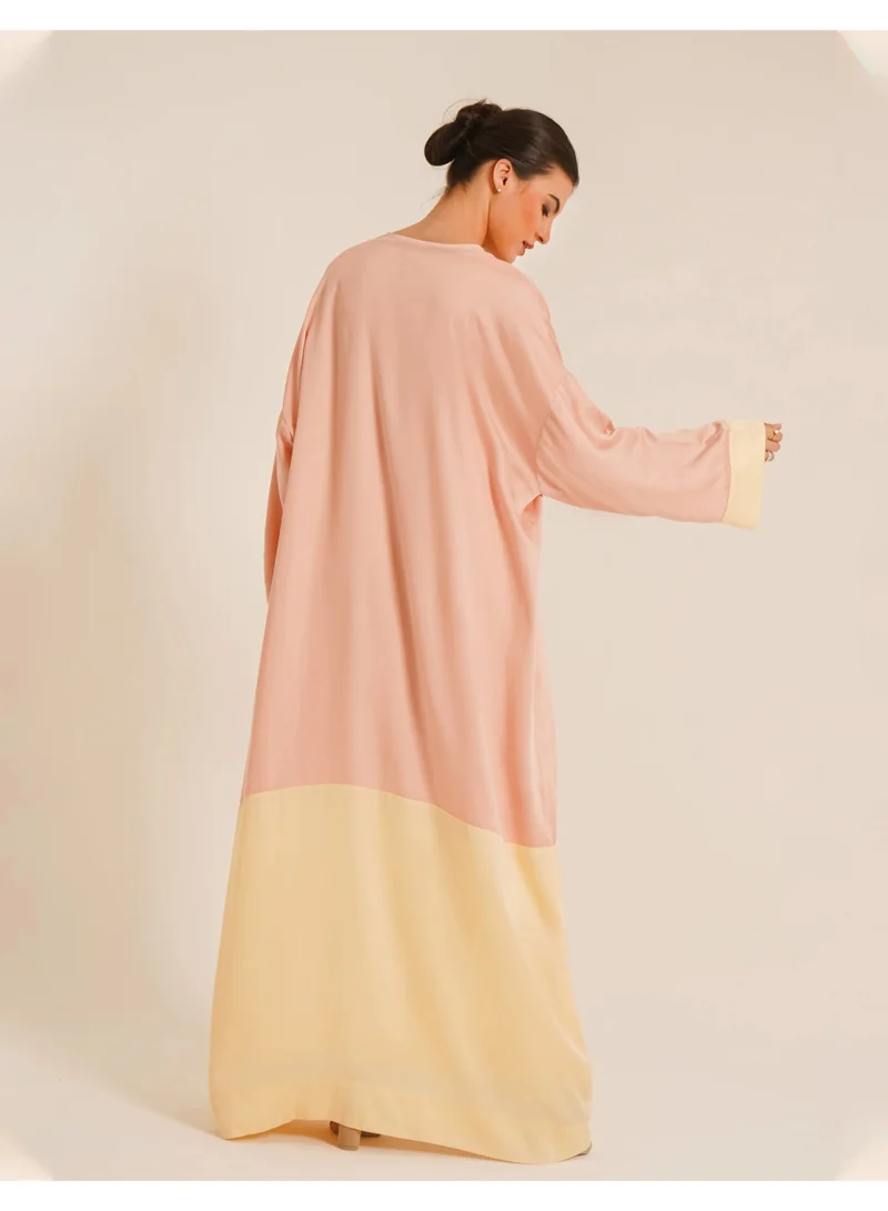 Noor Lara Dual Rose Abaya – Graceful, Feminine and Modest made with TENCEL™