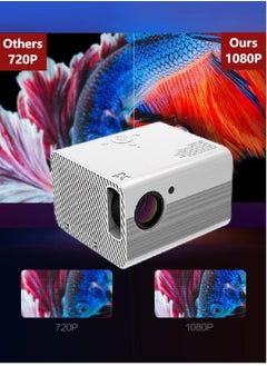Generic Portable Projector, Home Movie Projector, LED 4K Home Theater Video Projector, 1080P Screen Smart Projector, Home Cinema, Compatible with HDMI, PC, TV Stick, TV box  - Image 1