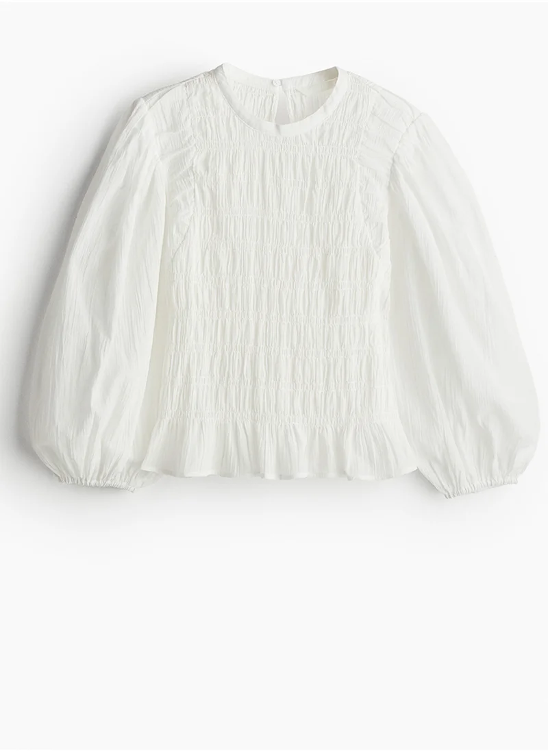 H&M Smocked Blouse