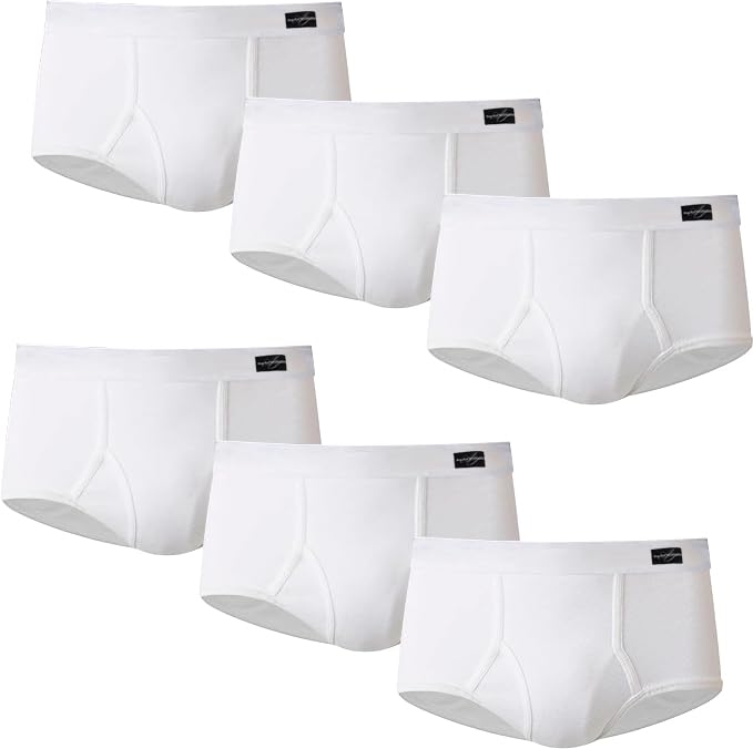 Andrew Scott Men's Cotton Briefs, Soft and Breathable Cotton Underwear with Comfort Waistband, Multipack & Bulk Wholesale - Image 1