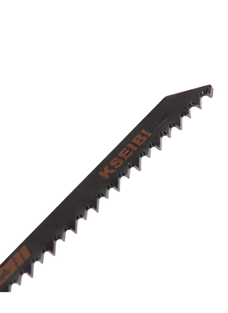 KSEIBI 5-Piece Jigsaw Blades T-Shank T111C, JigSaw Blades Wood Jigsaw Blades for Plastic Chipboard, Plywood or Hardwood/Contractor Straight-Cut Jig Saw Blade Designed for Quick Cutting.  - Image 3