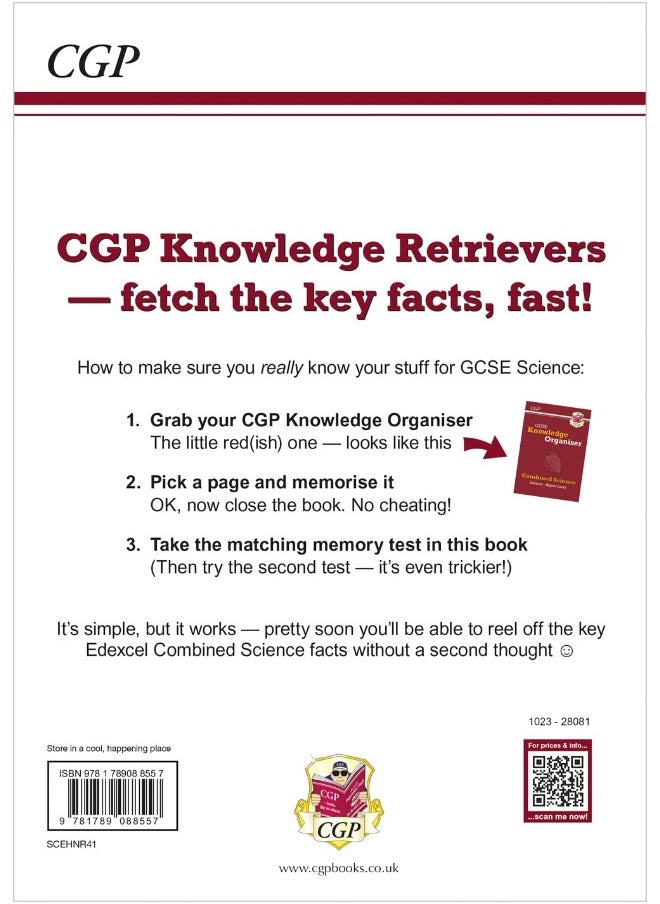 null - Coordination Group Publications Ltd (CGP) GCSE Combined Science Edexcel Knowledge Retriever - Higher - Image 1