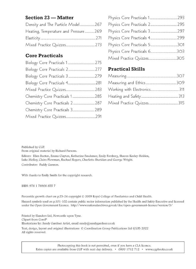 null - Coordination Group Publications Ltd (CGP) GCSE Combined Science Edexcel Knowledge Retriever - Higher - Image 1