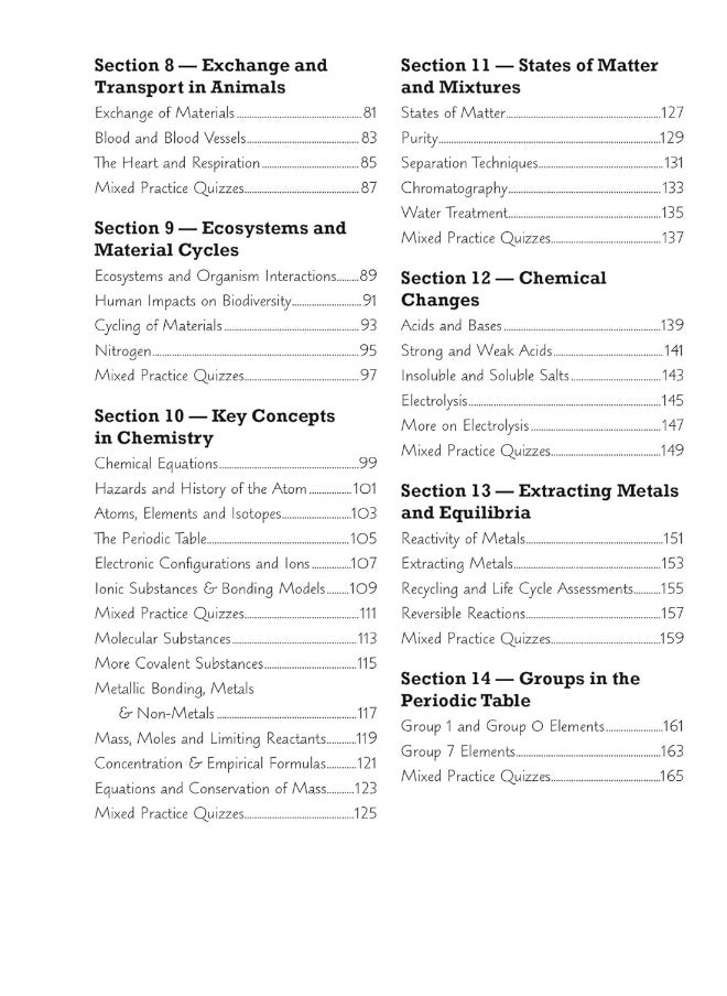 null - Coordination Group Publications Ltd (CGP) GCSE Combined Science Edexcel Knowledge Retriever - Higher - Image 1