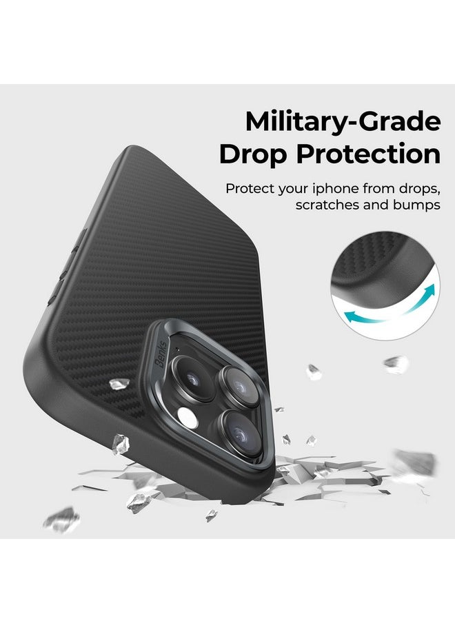 Benks - BENKS ArmorPro Case for iPhone 16 Pro Max, [Compatible with Magsafe] [Military Grade Drop Protection] Shockproof iPhone 16 Pro Max Case, Built with Dupont Kevlar 600D Aramid Fiber - Image 1