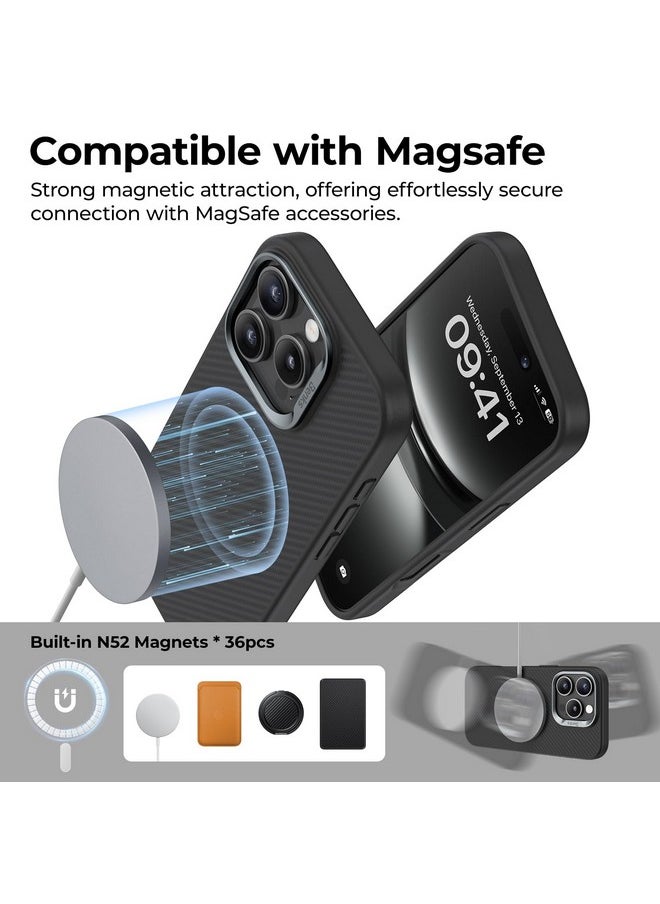 Benks - BENKS ArmorPro Case for iPhone 16 Pro Max, [Compatible with Magsafe] [Military Grade Drop Protection] Shockproof iPhone 16 Pro Max Case, Built with Dupont Kevlar 600D Aramid Fiber - Image 1