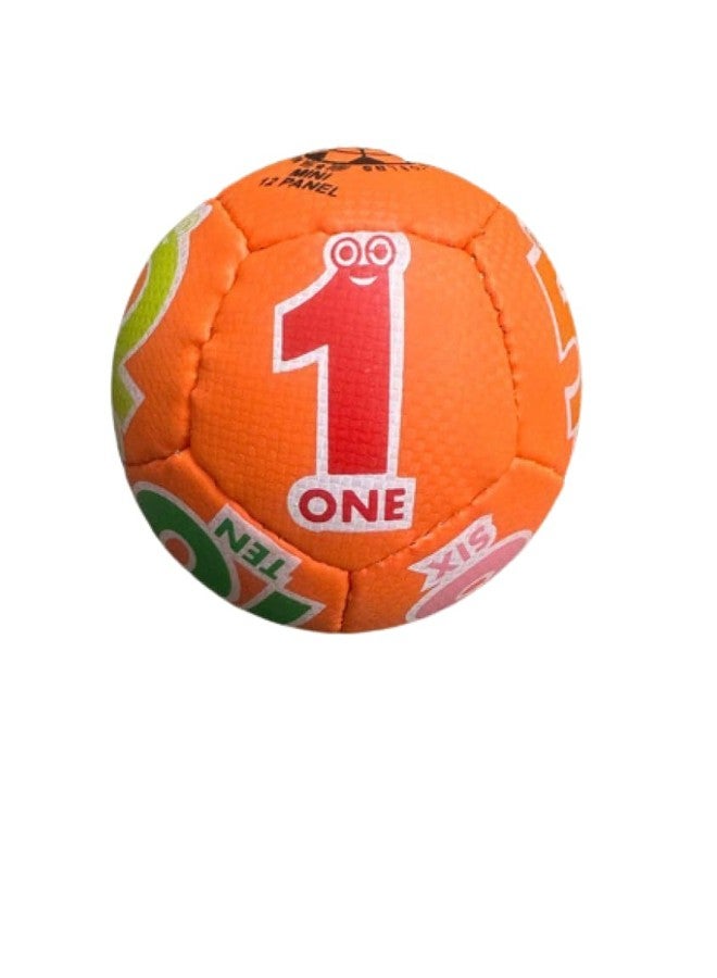WIKIGO Football for Kids | Football for Playing Football | Water Resistant Football | Number Football | Games to Play with Friends | Rubber Moulded Football Size 0 - Image 1