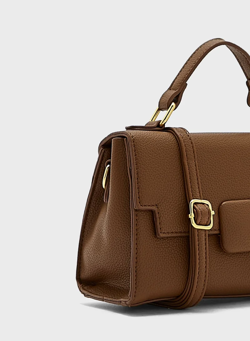 ELLA Minimalist Square Buckle Bag
