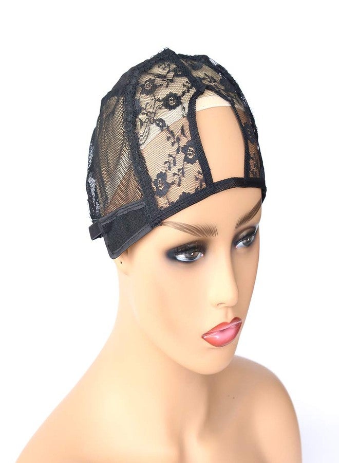 BTWTRY Lace Wig Cap with Elastic Band for Making DIY Wigs - Medium Size Mesh for Women and Girls (1 Pc, 0041) - Image 1