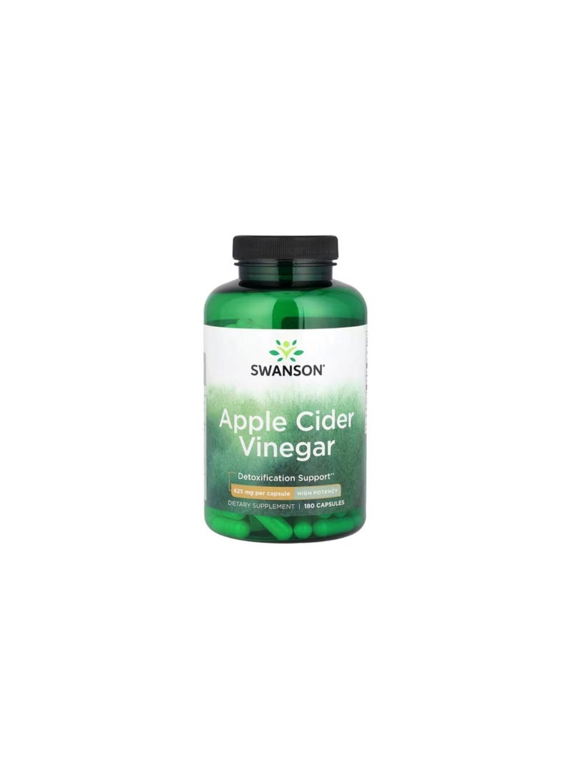 Swanson Apple Cider Vinegar - High Potency 625 mg 180 Caps