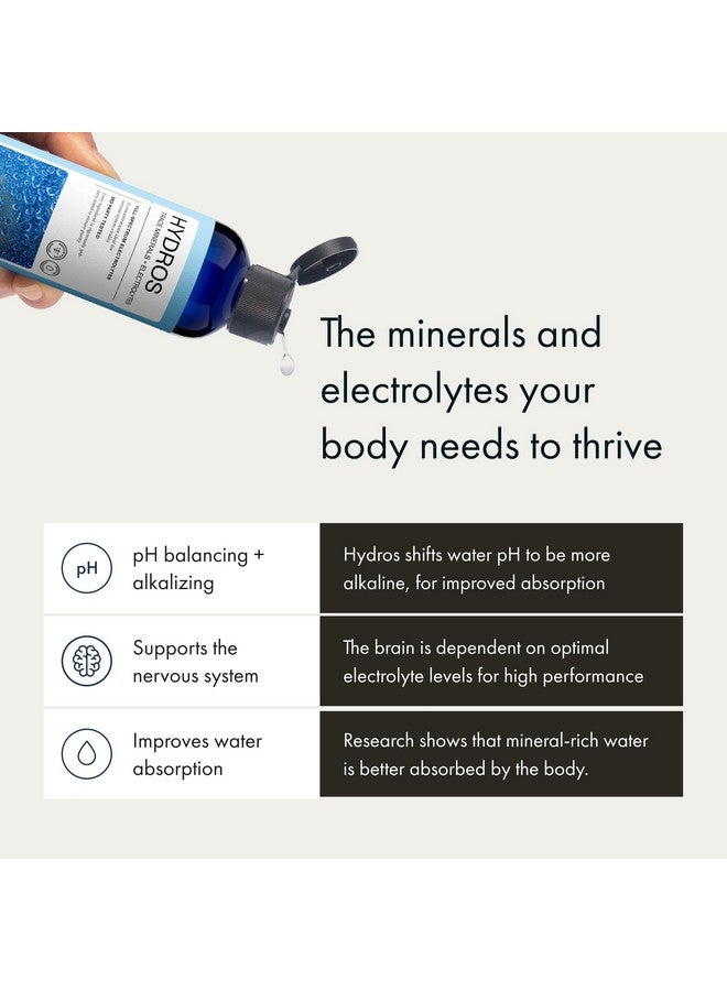 Synchro Synchro - Hydros Trace Mineral Drops with Electrolytes, Mineral-Rich Water Drop for Electrolyte Water, Hydrating Electrolyte Drops for Nervous System Support, Mineral Drops for Drinking Water, 8 fl oz  - Image 3
