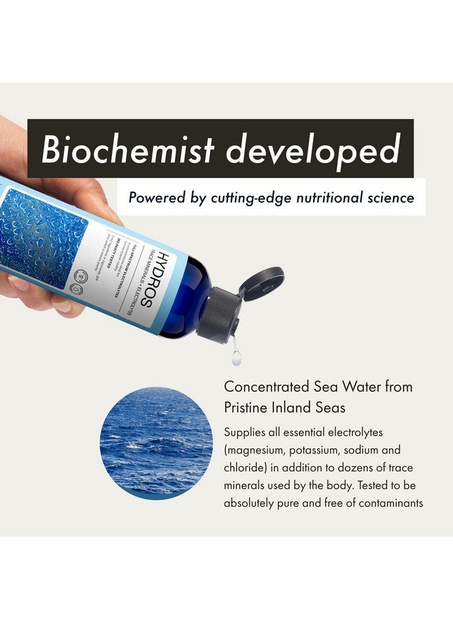 Synchro Synchro - Hydros Trace Mineral Drops with Electrolytes, Mineral-Rich Water Drop for Electrolyte Water, Hydrating Electrolyte Drops for Nervous System Support, Mineral Drops for Drinking Water, 8 fl oz  - Image 4