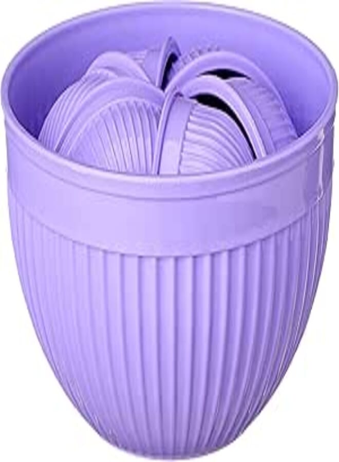 Arafa high quality plastic food and vegetable bowl, made in egypt purple
