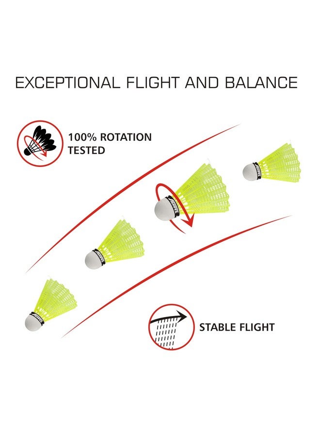Silvers مجموعة كرة الريشة من سيلفر المصنوعة من الألمنيوم (2 مضرب مع غطاء كامل، 1 علبة كرات ريشة تحتوي على 3 كرات) أسود، ألمنيوم، مجموعة FIRE 2 مع كرات نيلون، أسود/أبيض - Image 3