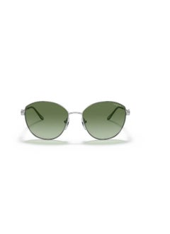 Vogue Eyewear VOGUE SUNGLASS VO4091BI 323/8E SIZE 56 SILVER Frame with  GREEN WOMEN  - Image 5