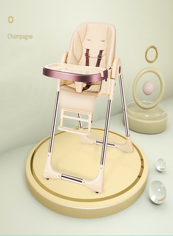 بيلانينا كرسي عشاء للأطفال قابل للتحويل قابل للتعديل محمول ومزود بعجلات لسهولة الاستخدام - Image 1