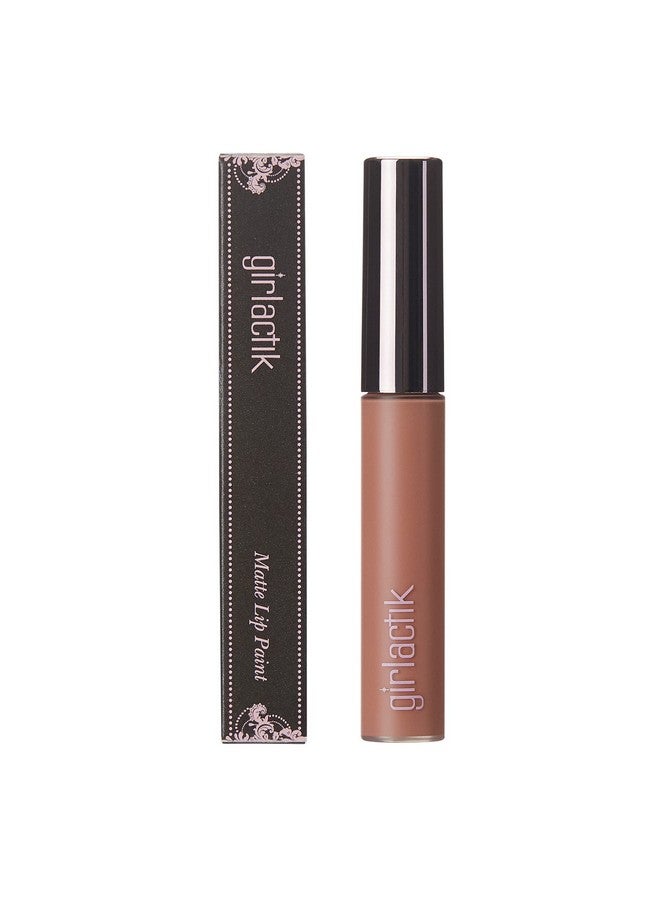 girlactik Long Lasting Matte Lip Paint Liquid Lipstick Stripped (Nude) 7.5 Ml ; .25 Oz - Image 5