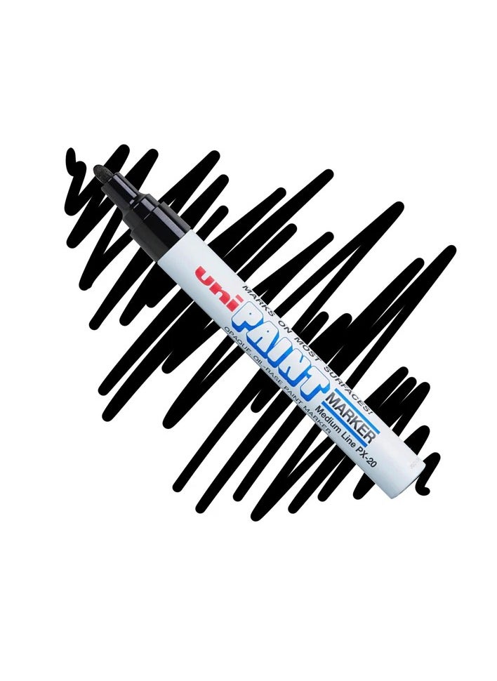 Uniball 1-Piece Medium Bullet Tip Marker Black Ink  - Image 1