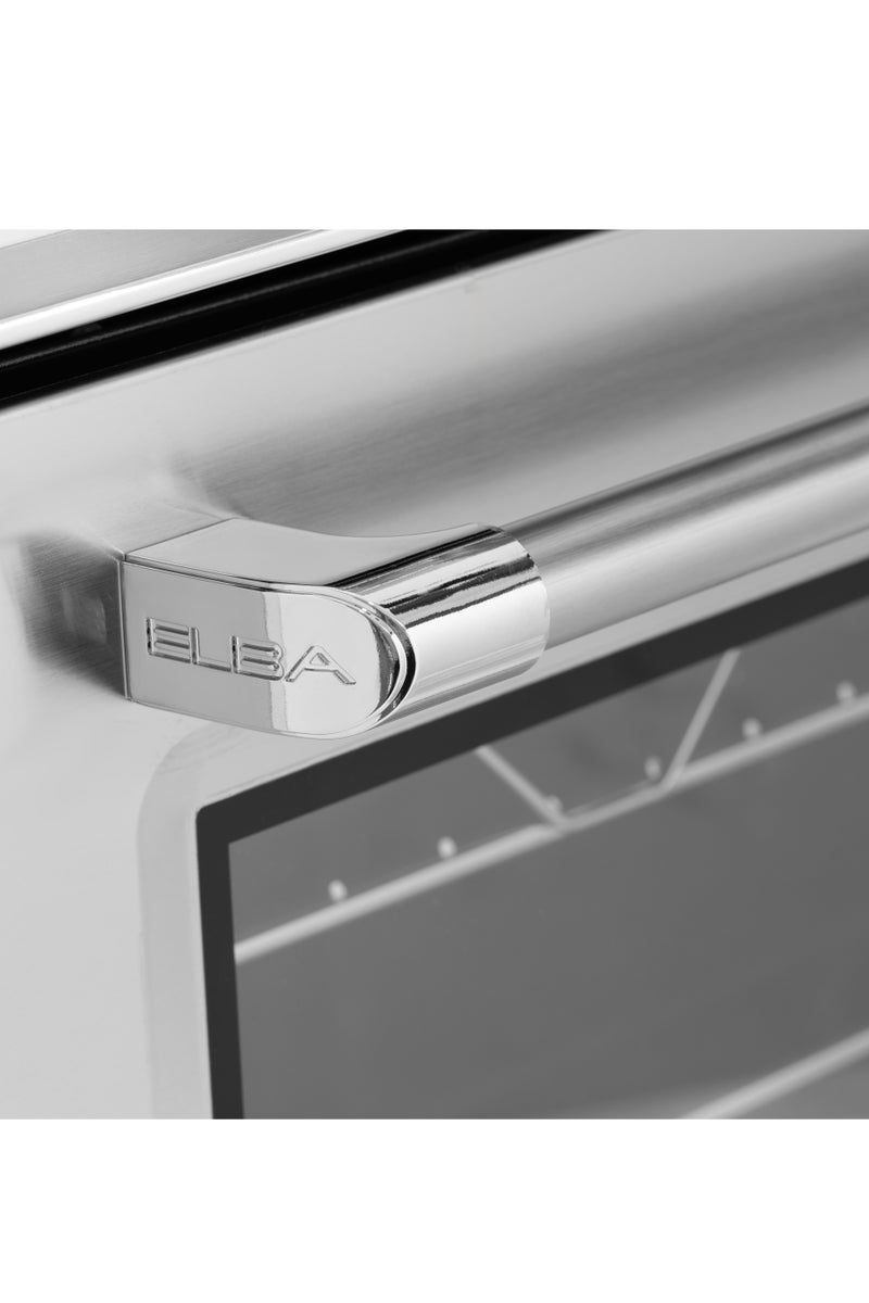 ELBA - 90cm 5 Zone Cooking Range - Gas Burners - 1 Double Ring Burner - Self-Ignition + 118L Electric Oven - 9 Functions - Fan + Rotisserie + Grill - Italian Technology - Image 3