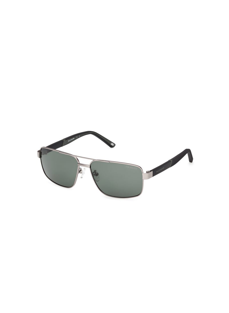 SKECHERS نظارات شمسية معدنية كاملة الإطار مع حماية من الأشعة فوق البنفسجية SKECHERS SE0015709R59 - Image 1