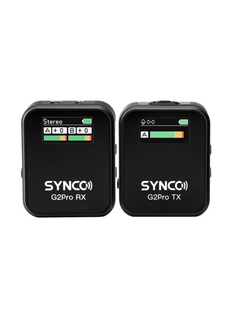 synco نظام ميكروفون لاسلكي Synco G2-A1 PRO للكاميرات والهواتف الذكية (2.4 جيجاهرتز) - Image 1