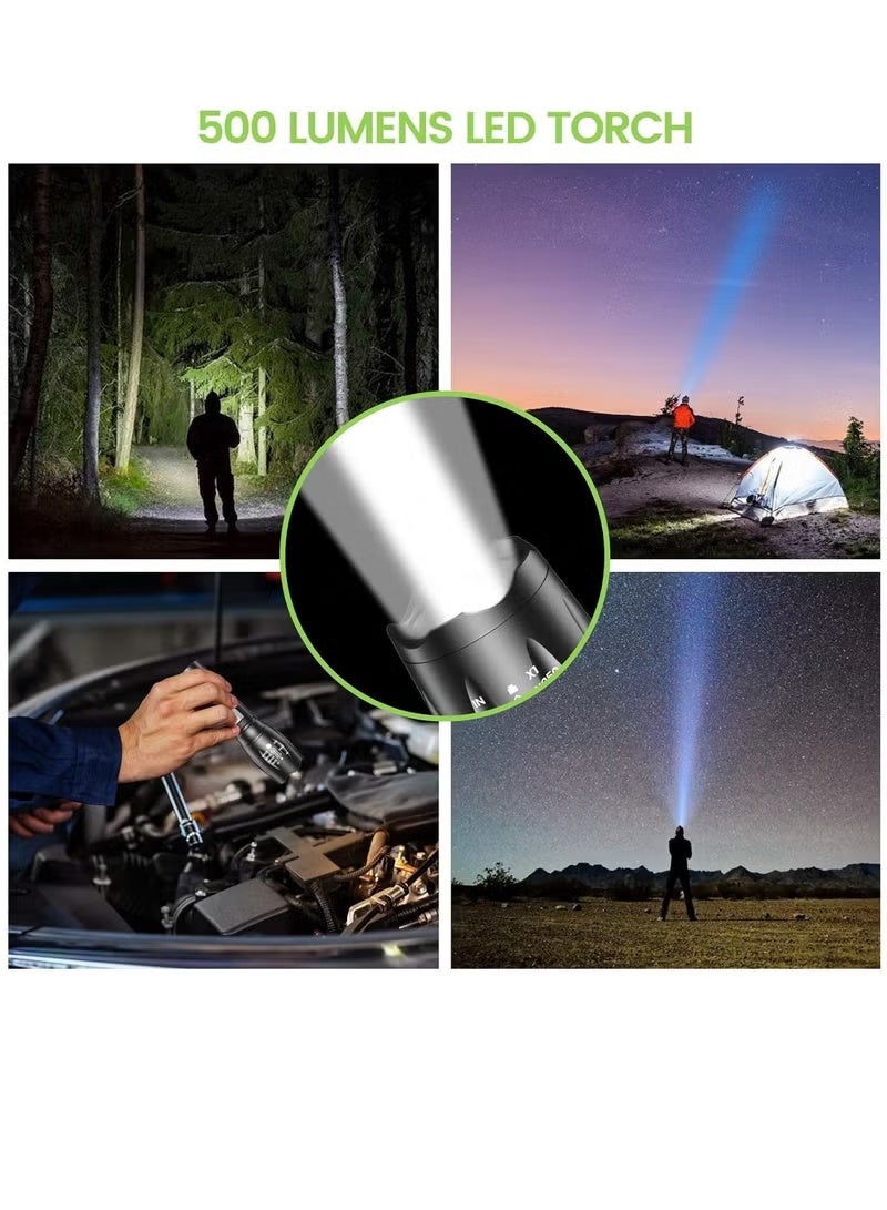 Oasis 2-in-1 LED Flashlight, Tactical White Light and 395nm UV Blacklight Combo, Waterproof Portable Handheld Torch for Pet Urine Detection, Camping and Currency Verification - Image 5