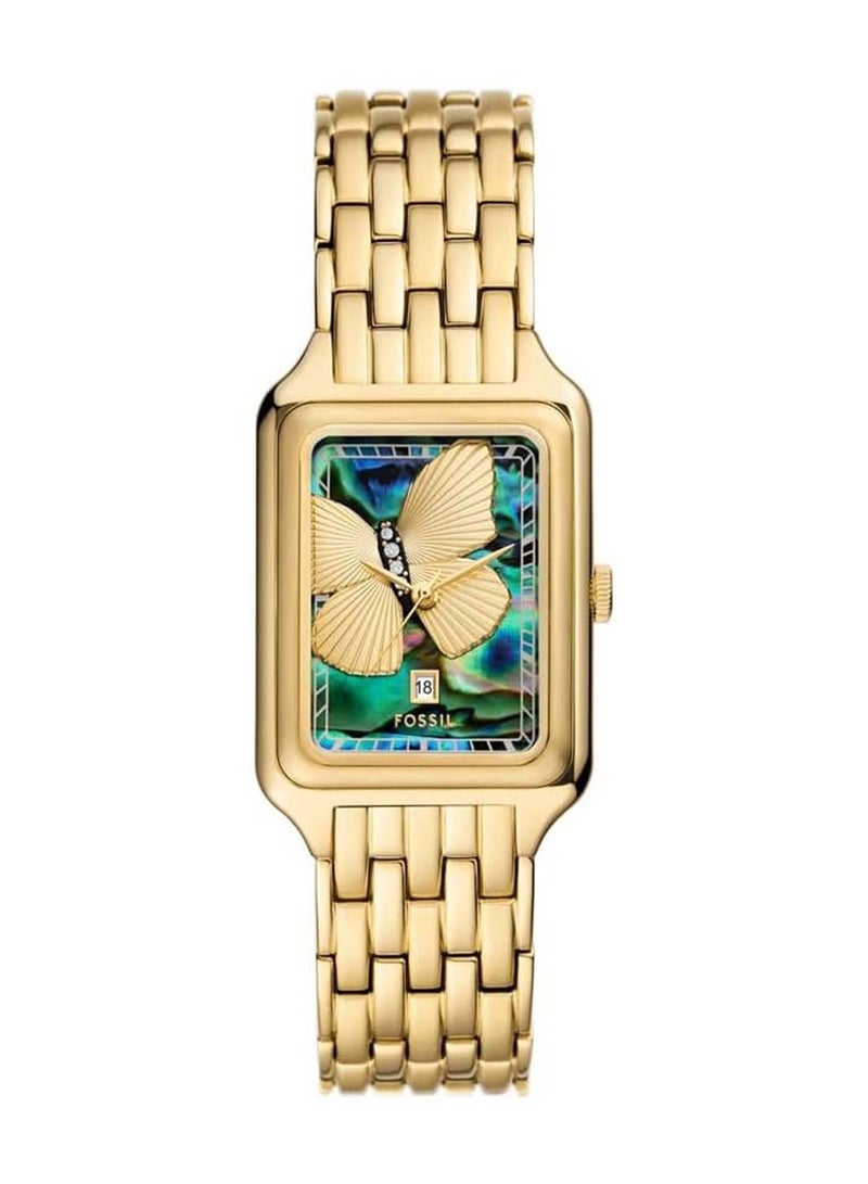 FOSSIL Women Fossil Women's Raquel Gold Stainless Steel Watch - Image 1