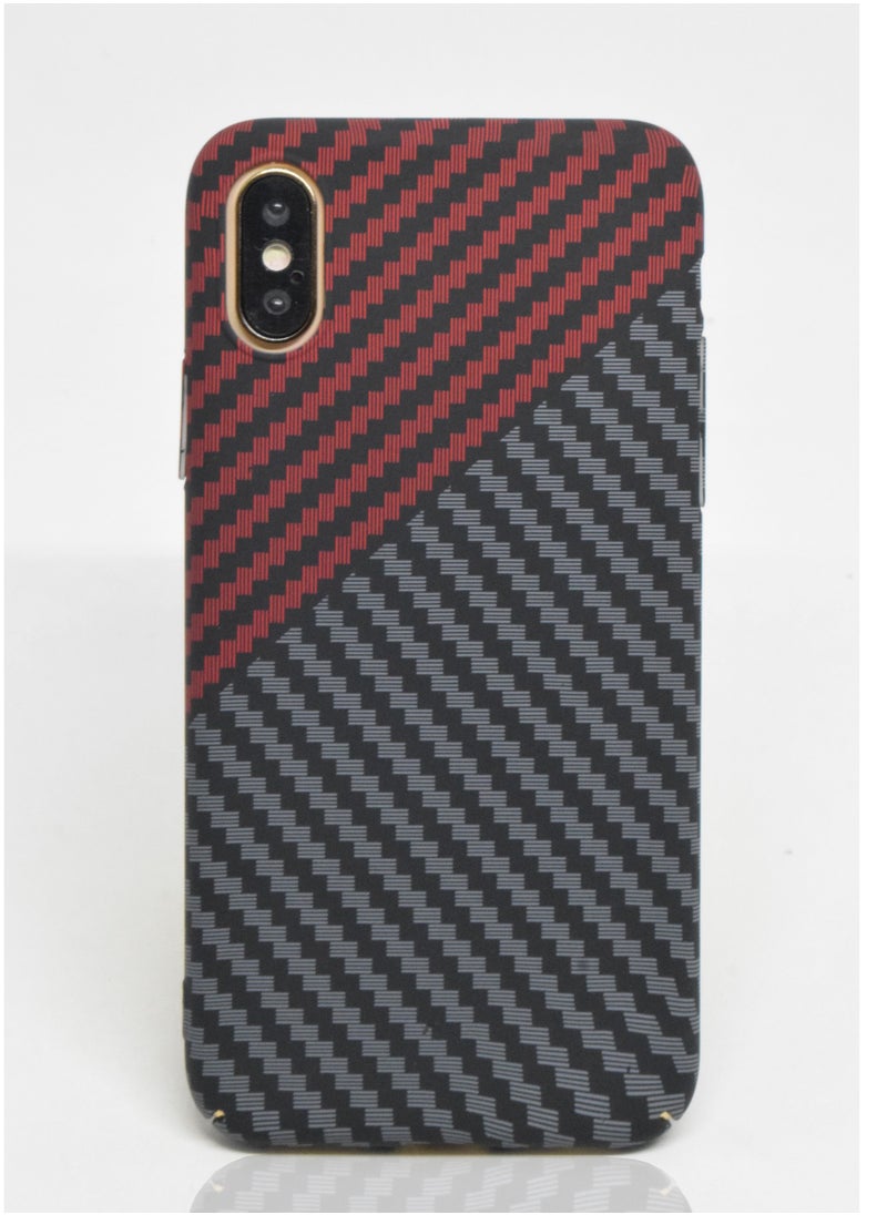 iPhone X Cover Ultra Thin Carbon Fiber Hard Back Protective Case for Apple iPhone X