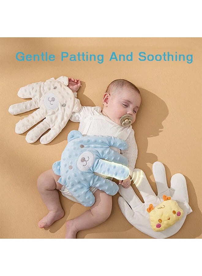 AnnuoYi Baby Soothing Palm, Baby Patter for Sleep, Startle Prevention Cartoon Animal Baby Pillow, Electric Baby Soothing Palm with Remote Control, for Newborns Baby Girl Baby Boy  - Image 3