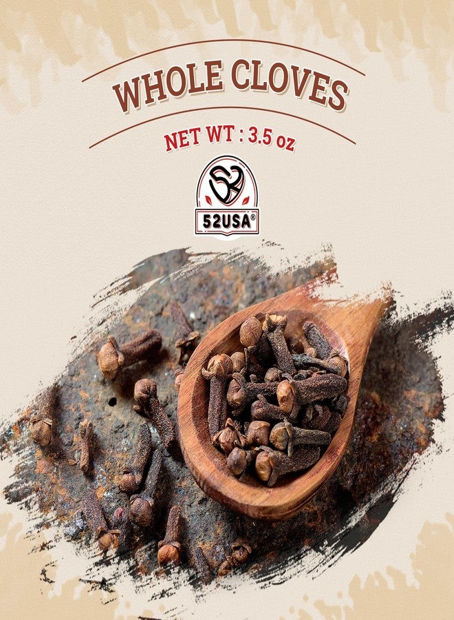 52USA Cloves Whole 3.5 oz (Pack of 1), Great for Food, Tea, Baking and Meats, All Natural | Non GMO | Kosher | Vegan | Gluten Free - Image 3
