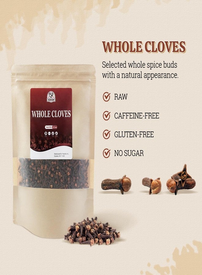 52USA Cloves Whole 3.5 oz (Pack of 1), Great for Food, Tea, Baking and Meats, All Natural | Non GMO | Kosher | Vegan | Gluten Free - Image 5