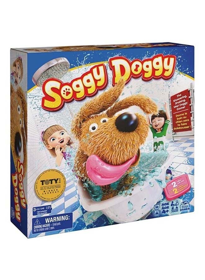 SPIN MASTER Soggy Doggy The Showering, Shaking, Wet Doggy Board Game - Image 1