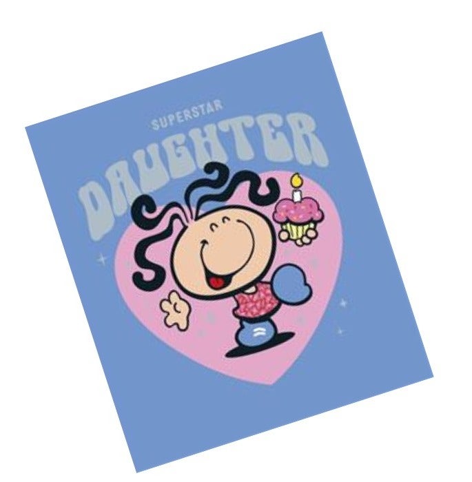 UK Greetings Bubblegum Happy Birthday Superstar Daughter Greeting Card - Image 2