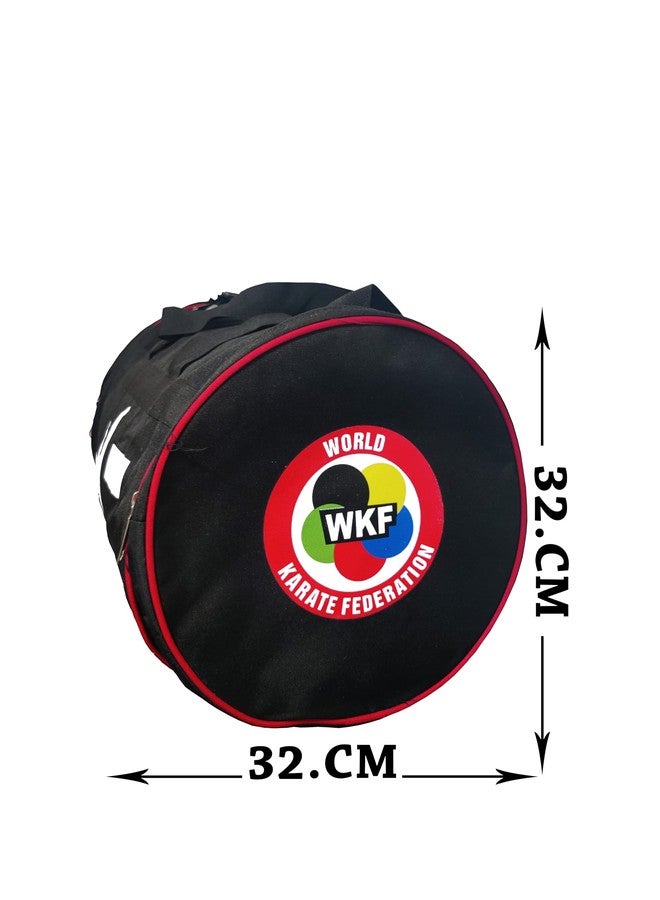 Be Win Wkf Logo & Karate Logo Martial Arts Gym Bag - Polyester, Black (32X56) - Image 3