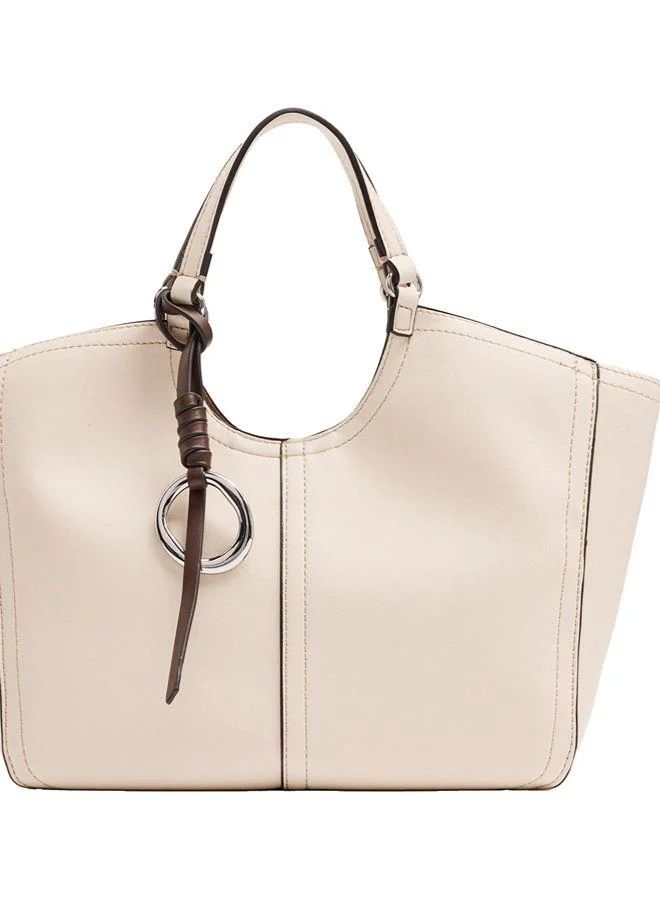 Parfois Plain Tote Bag With Zipper Closure