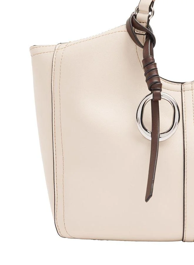 Parfois Plain Tote Bag With Zipper Closure
