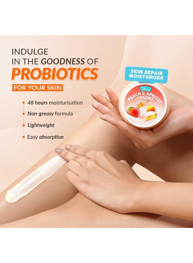 Olivia Skin Repair Moisturiser Peach & Apricot Yogurt With Probiotics 200G - Image 2