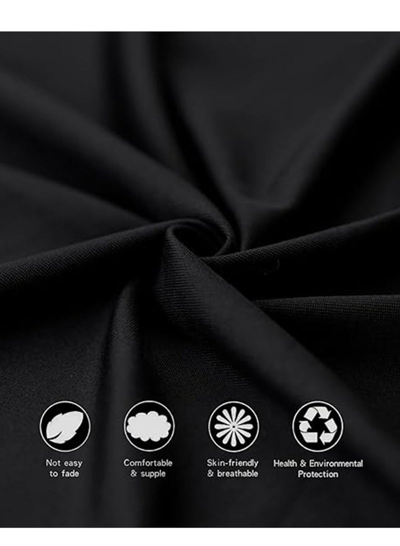 Generic 3-Piece Cycling Scarf And Face Mask, Breathable, Cool, Windproof, Suitable For Skiing, Fishing, Hiking, Cycling, Motorcycle,Black - Image 5