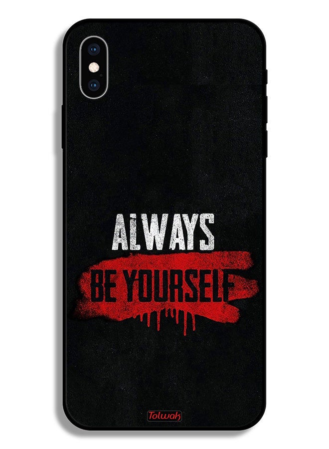 Tolwak Apple iPhone XS Max Protective Case Always Be Yourself - Image 2