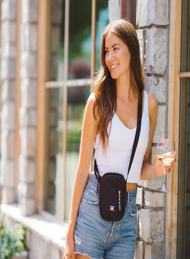 Sherpani Rogue, Mini Crossbody Bag, Lightweight Shoulder Bag, Cross Body Purse, Crossbody Bags for Women, Passport Holder, Travel Gift, RFID Protection (Raven Heritage) - Image 3