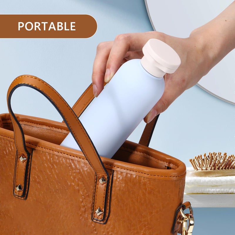 UMETASS Travel Shampoo Bottle, Empty Plastic Squeeze Bottles 8.8oz with Flip Cap, Lotion Container for Toiletries Travel Size Shampoo and Conditioner - Image 5