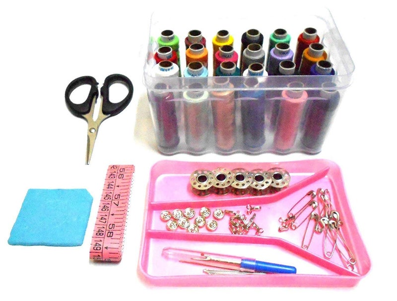 Hesch 9 Sewing kit Daily Needs Multipurpose Travel Kit with All Accessories Sewing Threads Stitching Materials