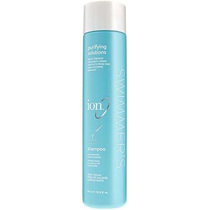 ION SWIMMER'S SHAMPOO, REMOVES BUILDUP FROM CHLORINE AND MINERALS, SULFATE FREE, VEGAN - Image 2