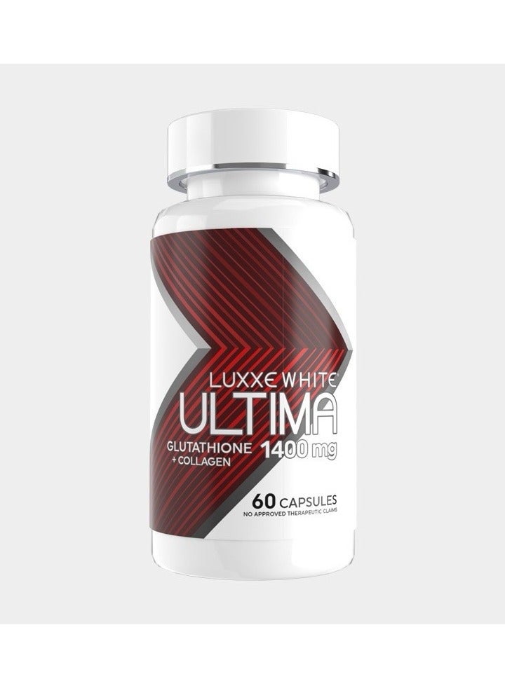 frontrow Luxxe White Ultima Glutathione + Collagen 1400mg- 60 Capsules - Image 1