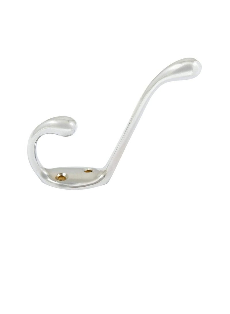 ROBUSTLINE Robustline Metal Wall Hooks For Hanging Strong, Wall Hook For Hanging Plant Bracket, Hanger For Wall, Wall Hook Hangers For Bedroom, Kitchen N Bathroom Hangings- (Silver Color), (6 Cm) - Image 1