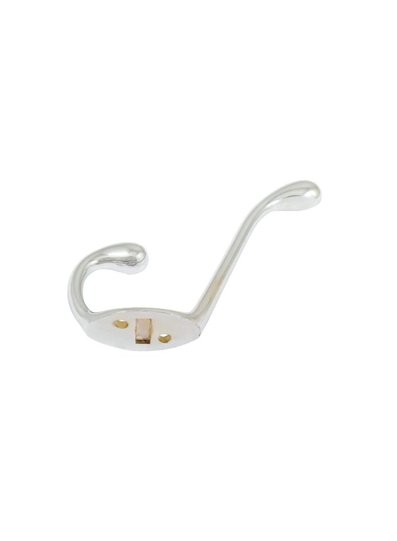 ROBUSTLINE Robustline Metal Wall Hooks For Hanging Strong, Wall Hook For Hanging Plant Bracket, Hanger For Wall, Wall Hook Hangers For Bedroom, Kitchen N Bathroom Hangings- (Silver Color), (6 Cm) - Image 3