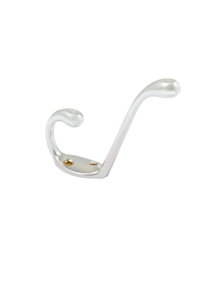 ROBUSTLINE Robustline Metal Wall Hooks For Hanging Strong, Wall Hook For Hanging Plant Bracket, Hanger For Wall, Wall Hook Hangers For Bedroom, Kitchen N Bathroom Hangings- (Silver Color), (6 Cm) - Image 2