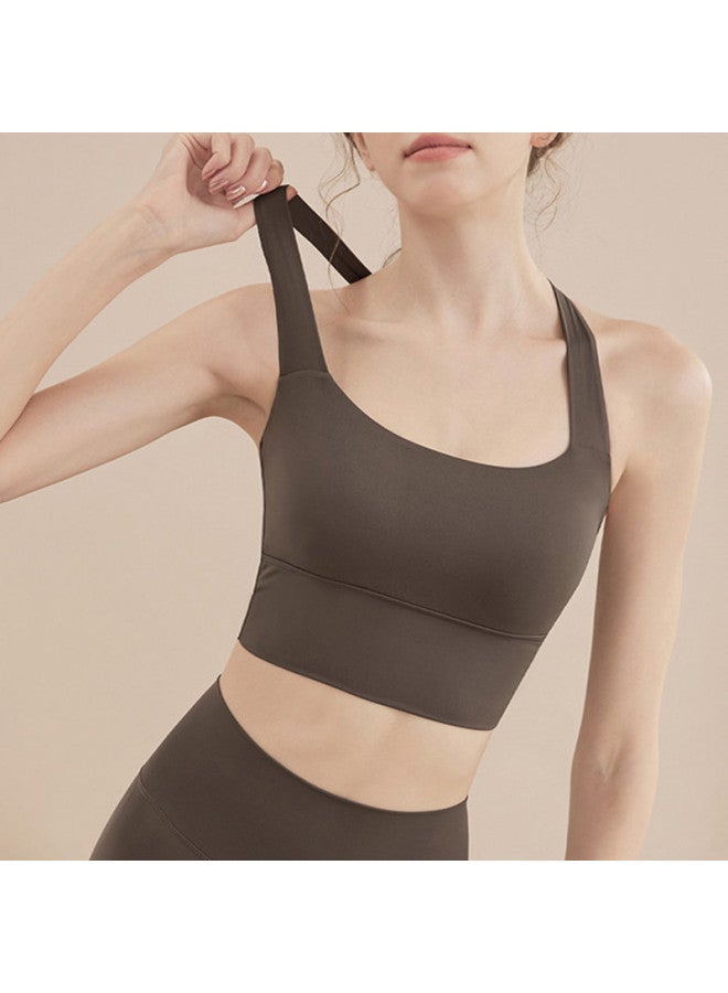 YouYou Sports Bra For Women, Anti-shock, Beautiful Back, Can Be Worn As Outerwear, Suitable For Pilates Training, Fitness, Running, Push-up Fitness Vest Bra - Image 3