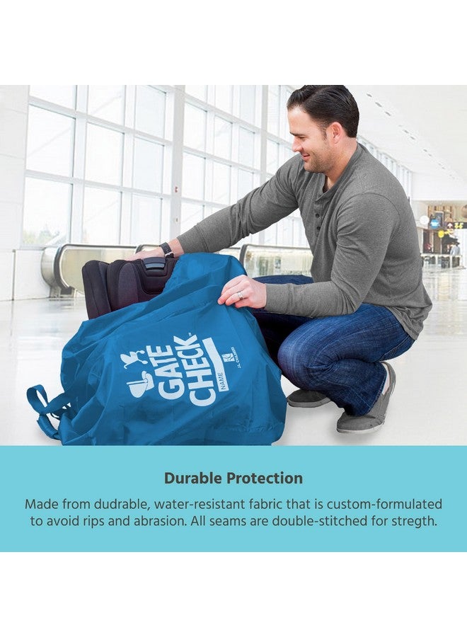 J.L. Childress J.L. Childress Gate Check Bag for Single & Double Strollers - Stroller Bag for Airplane - Large Stroller Travel Bag for Airplane - Air Travel Stroller Bag - Blue  - Image 4